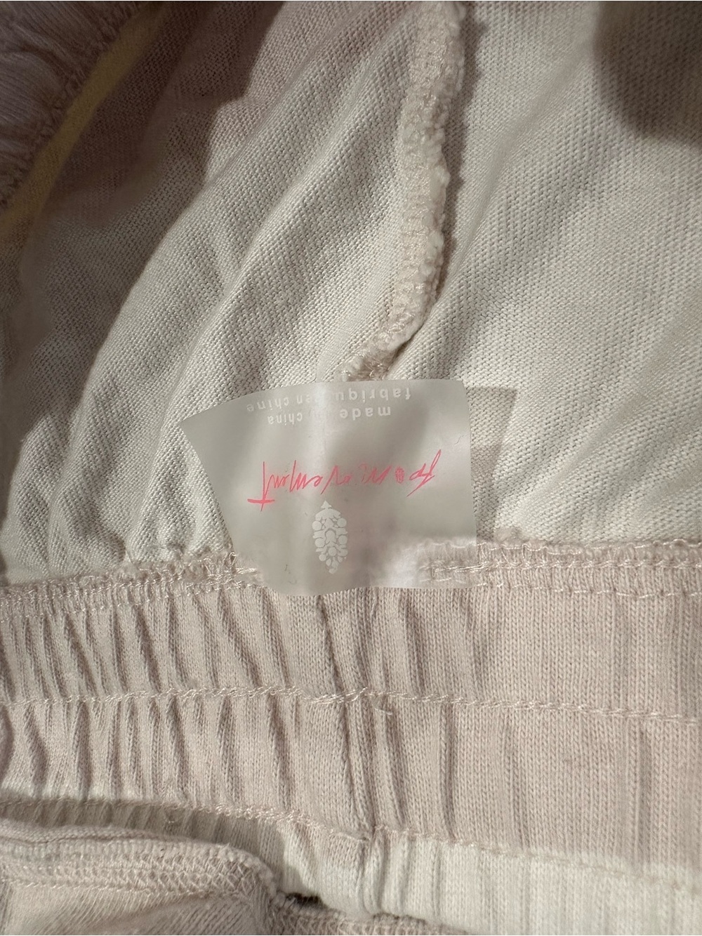 Free People Movement Retro Rugby Set set beige / white. Size L - Picture 2 of 4